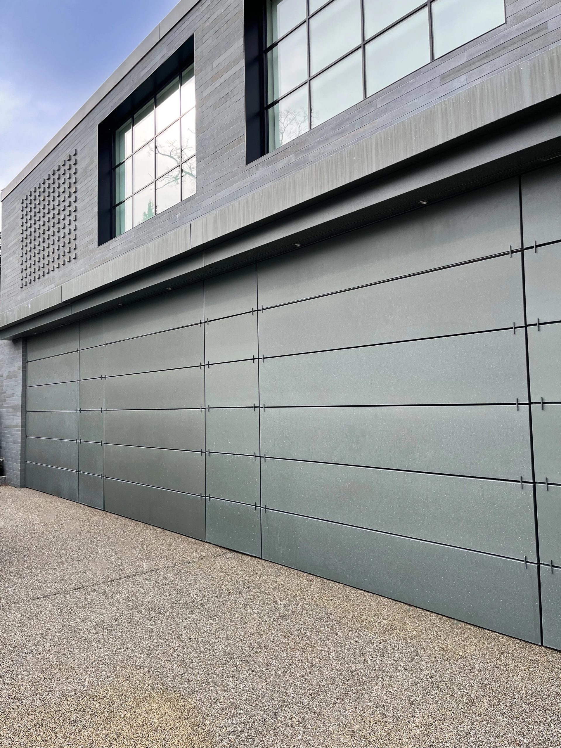flush garage door