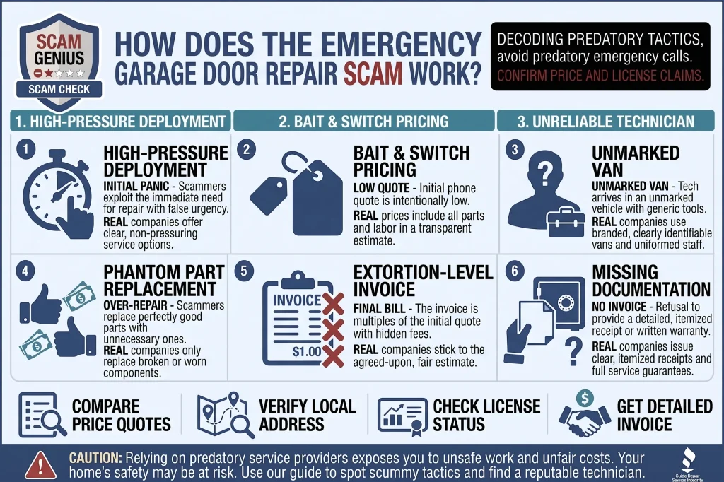 How Does the Emergency Garage Door Repair Scam Work