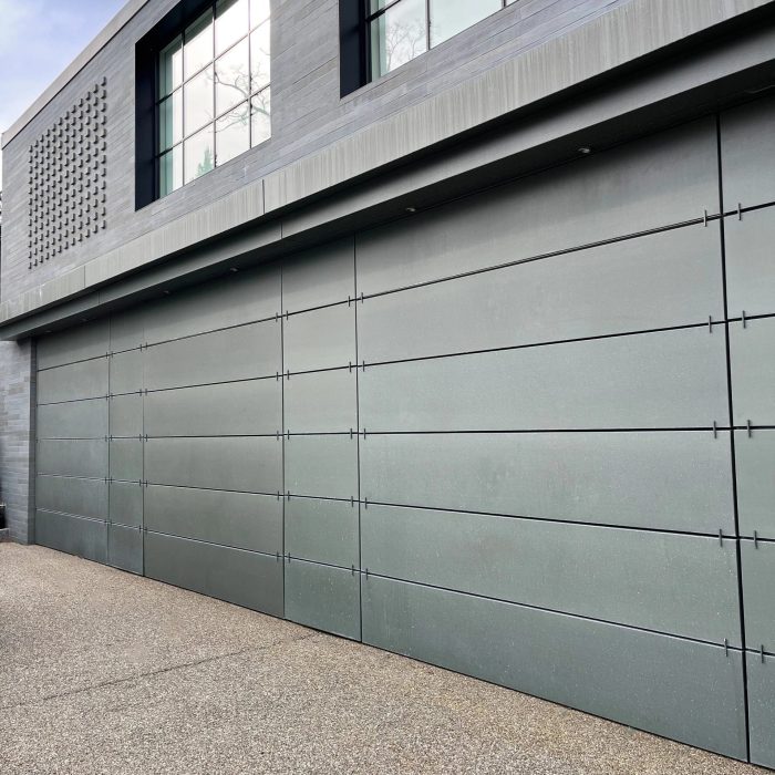 flush garage door